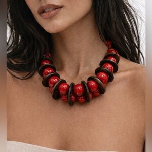 NWT Boho Chic Artisan Chunky Bold Collar Necklace|Statement Handmade Jewelry